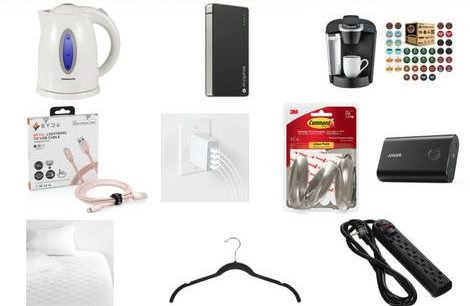 Dorm Room Checklist of College Essentials