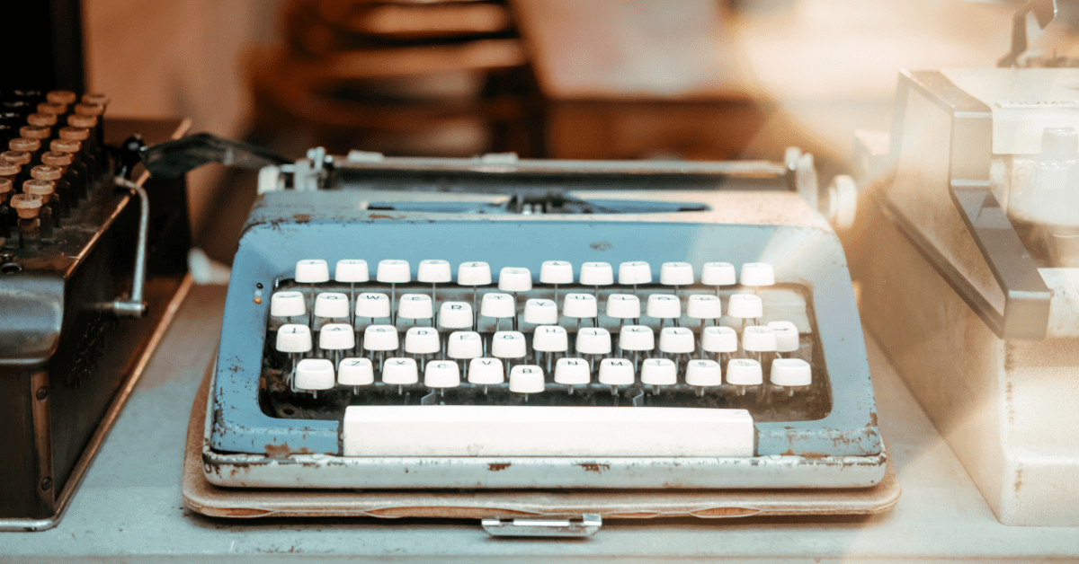 old typewriter