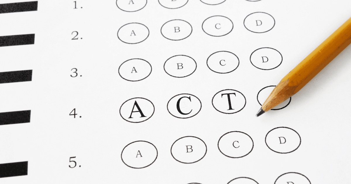 Average ACT score