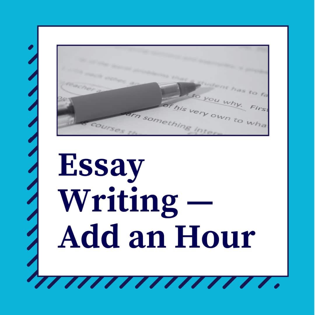 Essay Writing - Add an Hour product