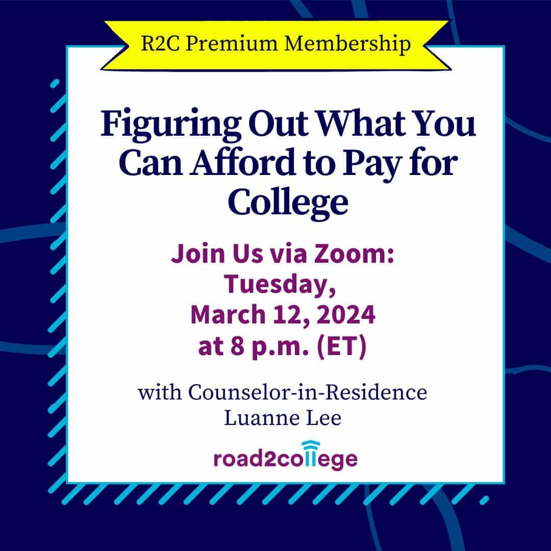 Figuring Out What You Can Afford to Pay for College 3-12-24 8 pm ET
