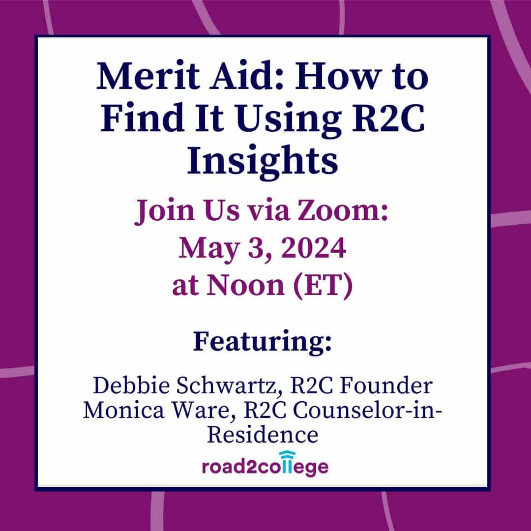 Merit Aid: How to Find It Using R2C Insights 5-3-24 Noon (ET)